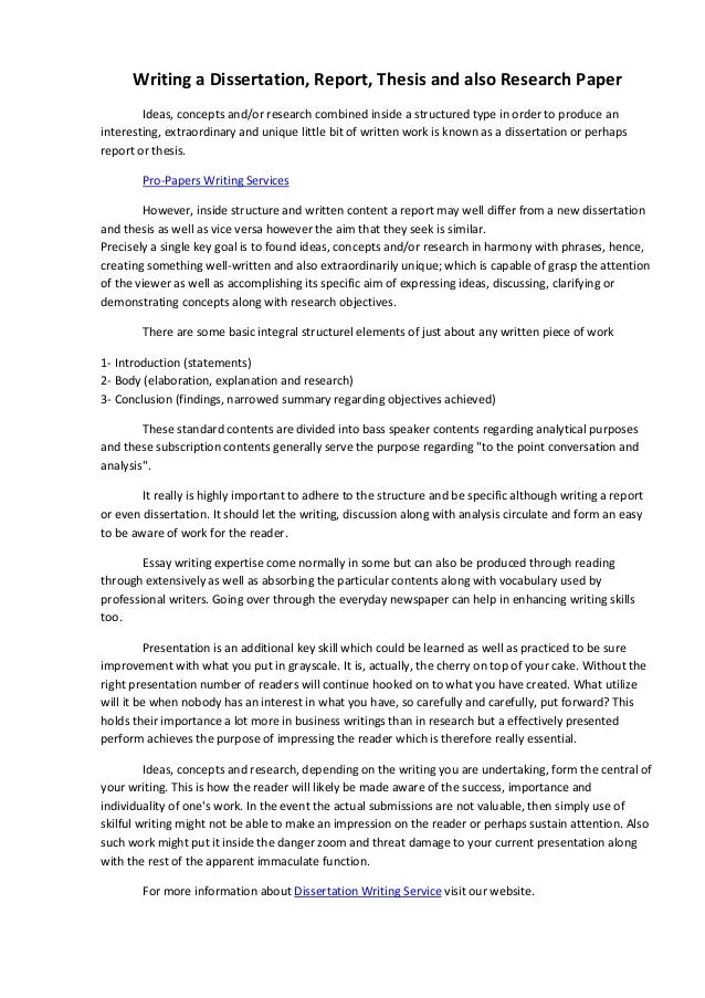 Biology dissertation